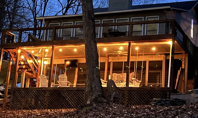 Winchester House | Exceptional Lake House Retreat with Private Boat Dock