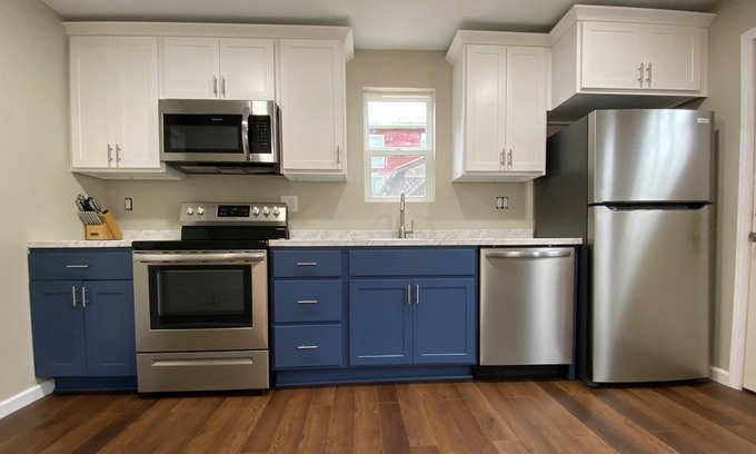 Morgantown Cottage | Tiny Blue House offers Simplicity in a great location