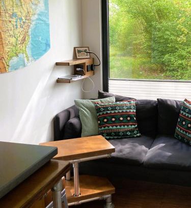 Scheuerfeld House | Modern Tiny House in Shipping Container with Great Amenities