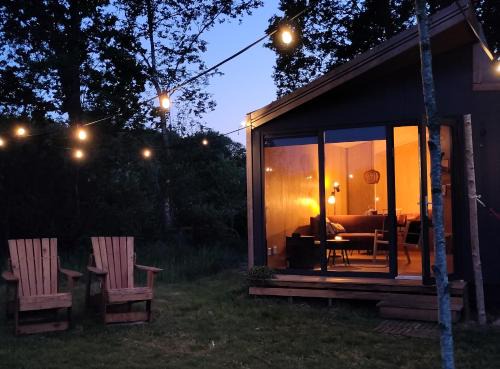 Vledder Ski Chalet | Tiny house met privé hottub