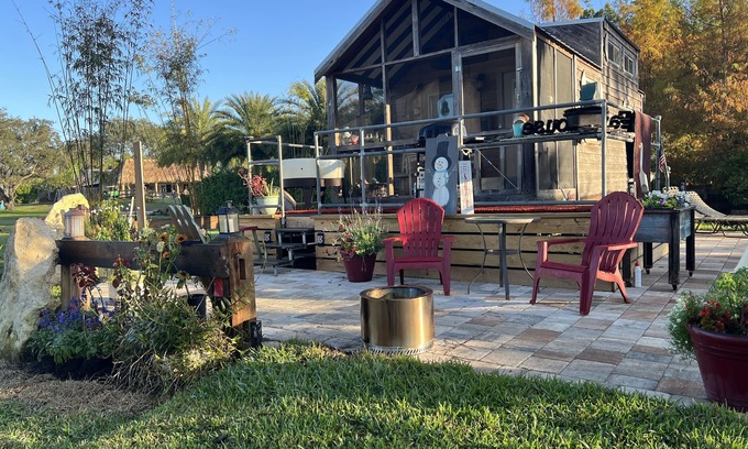 Palm City House | Pet-Friendly Tiny Shack: Waterfront Escape with Ocean Views