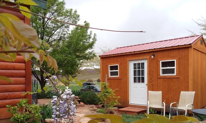 Leeds Apartment | Tiny Sleeper Cabin 2 at Zion West RV Park