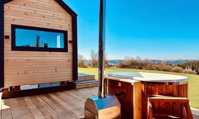 Gunzach House | TinyHouse with private sauna & hot tub - Allgäu