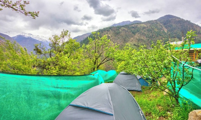 Banjar Bed & Breakfast | Tirthan Height - Facing toward Snow View