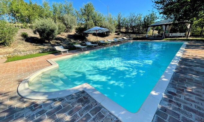 Loreto House | Relax by the Pool at Todi: Exclusive Retreat for 10