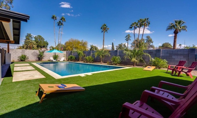 Scottsdale Highlands Five House | Spacious Retreat with Heated Pool and Home Gym Awaits