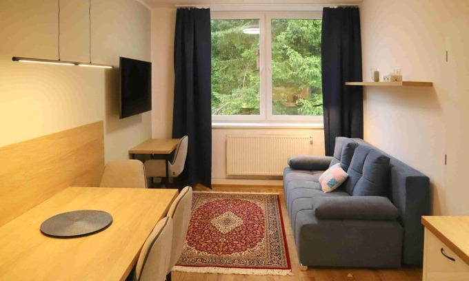 Borovany Apartment | Top-Rated Novohradské Hory Apartment for Family Getaways