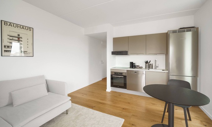 Odense Apartment | Premium 1-Bedroom Apartment in Family-Friendly Odense