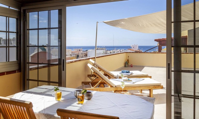 Morro Jable Apartment | Beautiful Penthouse with Ocean View in Morro Jable