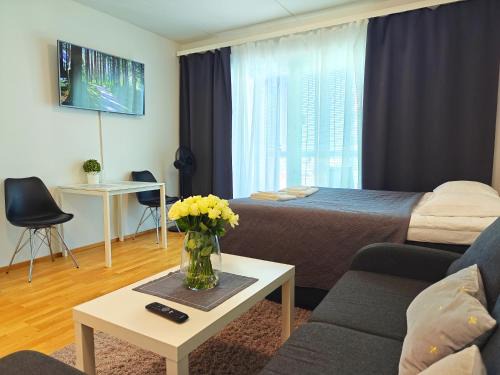 Oulu Apartment | Prime Location with Parking & Child-Friendly Amenities