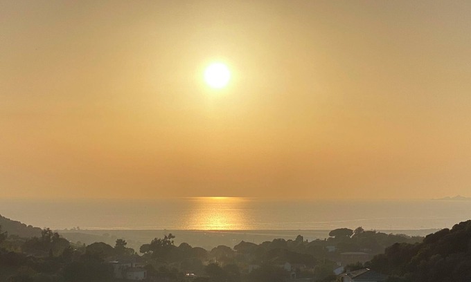 Bastelicaccia Villa | Top of new villa all comfort air conditioning 6/8 pers sea view private heated pool