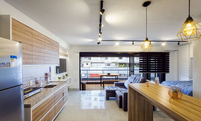 Bela Vista Apartment | Prime Location Studio 203 with Pool and Family Amenities