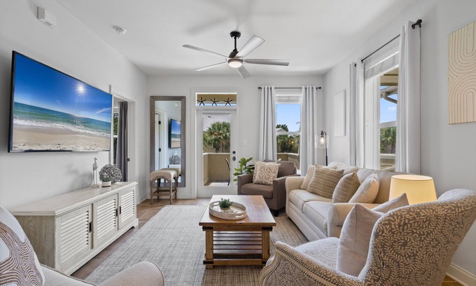 Dune Allen Beach Condo | Beachfront Bliss at Topsail Village #421 with Pool & Spa