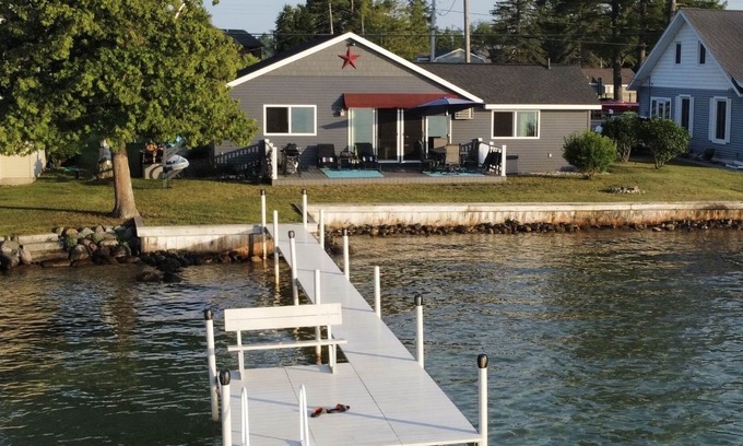 Rapid City House | Unforgettable Torch Lake Sandbar Escape with Ocean View