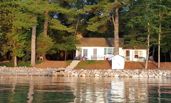 Rapid City Cottage | Unforgettable Torch Lake Waterfront Cottage with Pool & Views