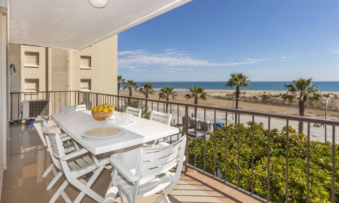 Torredembarra Apartment | Oceanfront Retreat at Torremar Alex by Interhome