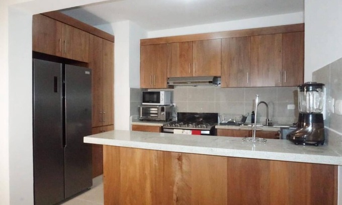 Santiago Province Apartment | Premier Tower I: Ideal for Families with Pool Access
