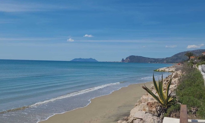 Fondi Villa | Seaside Townhouse with Ocean View and Family Amenities