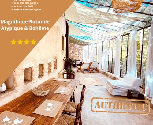 Costieres House | Charming Bohème Retreat with Tennis and Pet-Friendly Amenities