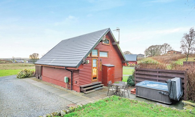 Dumfries Ski Chalet | Traditional country style A-frame lodge.