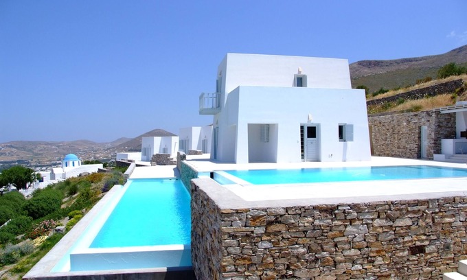 Paros House | Experience Cycladic Elegance with Ocean Views & Private Pool