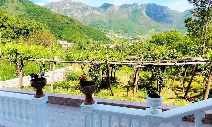 Tramonti Villa | Tramonti Countryside Villa with Jacuzzi and Ocean Views