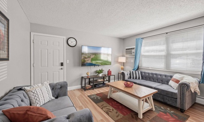 Spring Lake Park Apartment | Cozy 2BR Apartment in Minneapolis - Ideal for Families & Pets