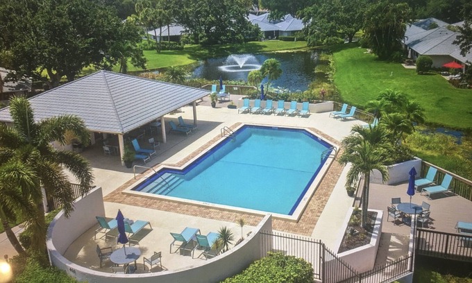 Palm Beach Gardens House | Serene Cottage with Private Patio and Pool Access