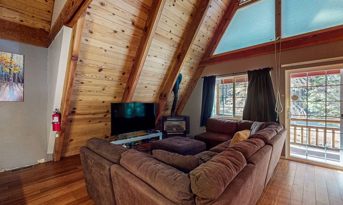 Tahoe Paradise Cabin | Inviting Family-Friendly A-Frame Cabin with Spacious Backyard