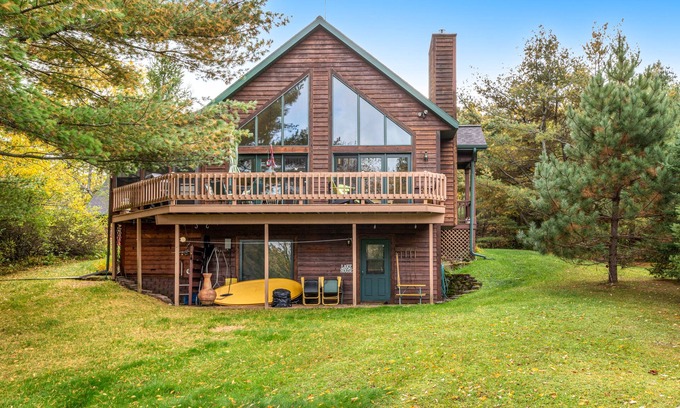 Woodruff House | Serene Lakefront Haven with Private Dock & Relaxing Amenities