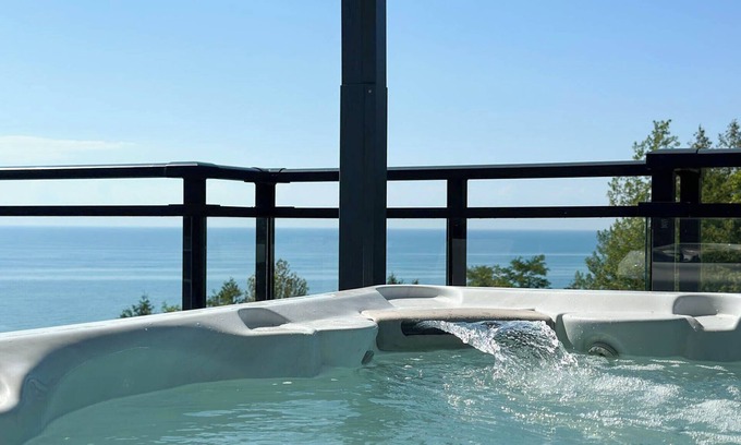 Central Huron House | Tranquil Oasis with Lakeview Hot Tub & Pool Access