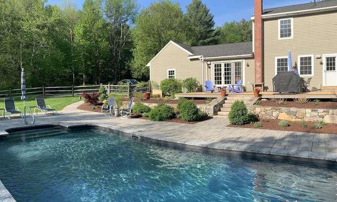 Goshen House | Serene Private Home with Garden Oasis & Heated Pool
