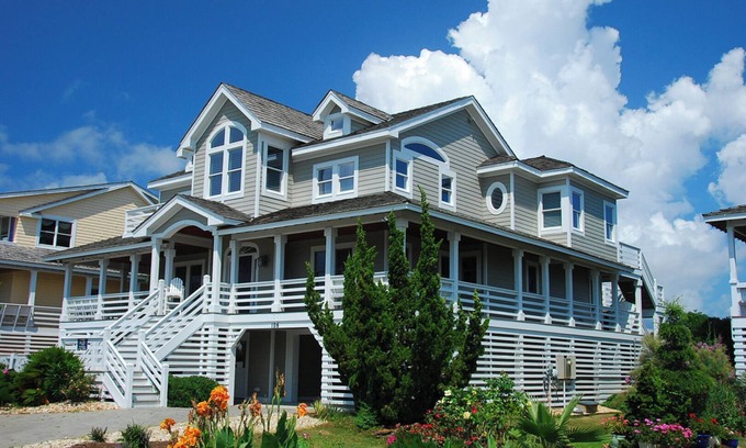 Nags Head House | Serene Getaway at Tranquil Turtle: Private Pool & Ocean View