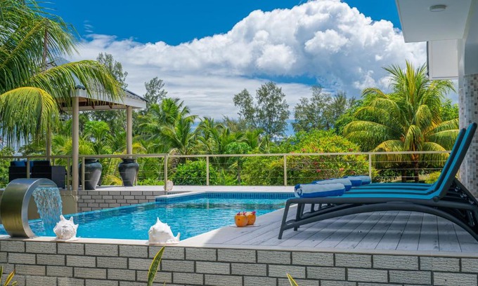 Anse la Blague Villa | Serene Tranquility Villa with Ocean View & Pool Access