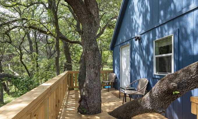 Buda Cabin | Tree House at Memorial Mini Golf