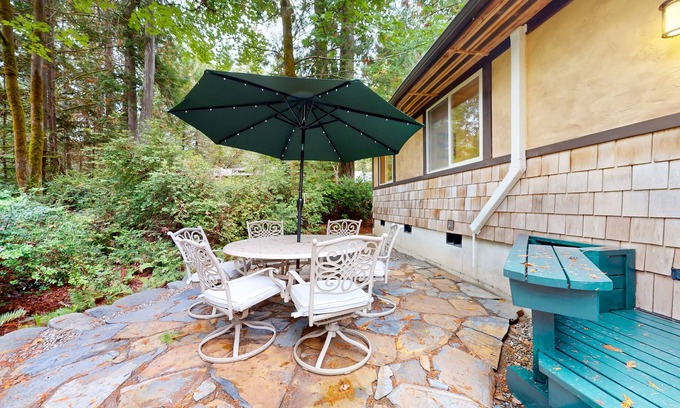 Burley House | Idyllic Retreat with Pool Access and Cozy Fireplace