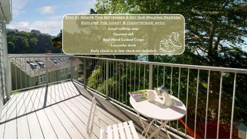 Lynmouth Apartment | Tree Top - Perfect Apartment For Relaxing Getaway, Balcony, Parking