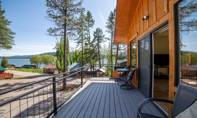 Lake Mary Ronan Apartment | Scenic Treehouse Loft with Breathtaking Lake Views