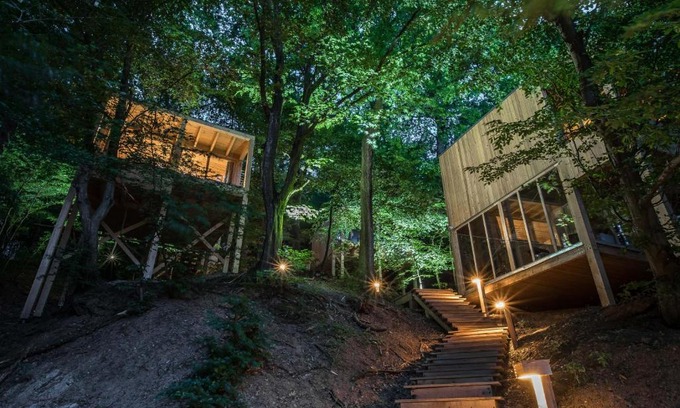 Noszvaj Apartment | Experience TreeHouses Noszvaj: 4-Star with Hot Tub Bliss