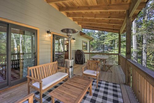 Boone House | Idyllic Treetop Cabin with Hot Tub Near Appalachian Ski