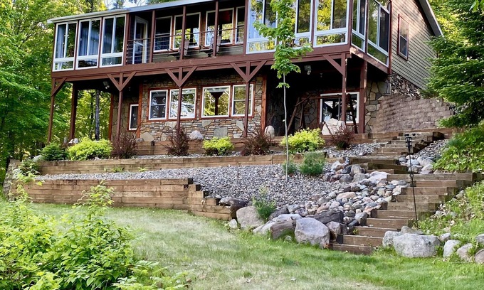 Emily House | Experience Treetop Lake House with Scenic Views & Family Amenities