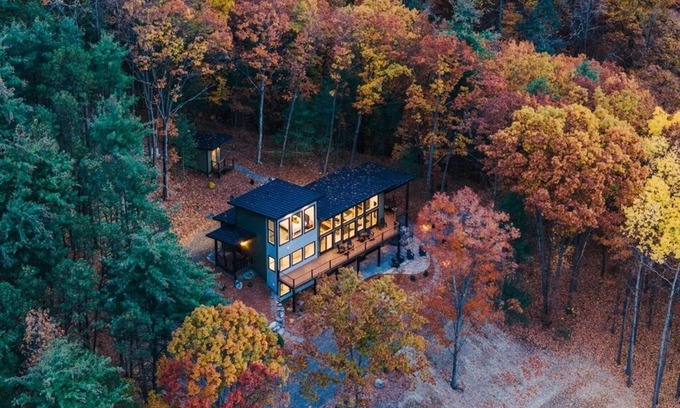 Penn Yan House | Modern Retreat at TreeTops with Lake Views & Spa Access