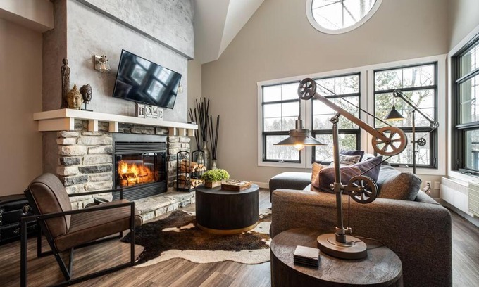 Tremblant-Les-Eaux Apartment | Serene Les Eaux 227-5: Mountain Retreat with Pool & Hot Tub