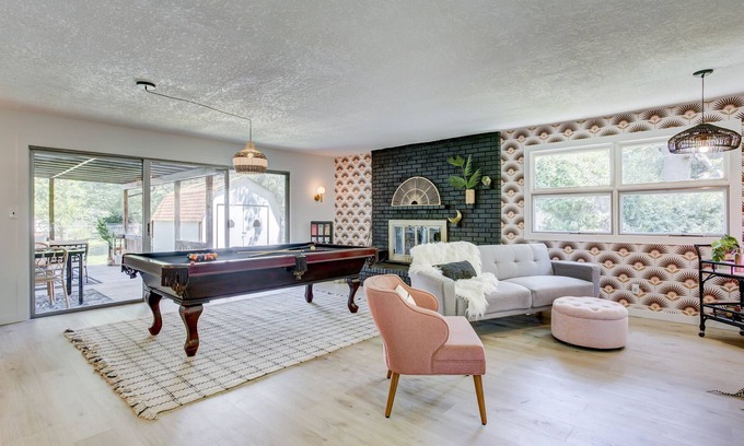 Wichita House | Stylish 3BR Retreat with Fenced Yard in Safe Area