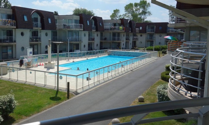 Bredene Apartment | Trendy Apartment with Pool Near Dunes and Oceanfront