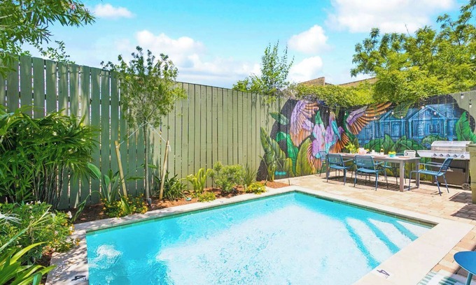 Bayou St. John House | Discover a Trendy Art Oasis in MidCity with Heated Pool
