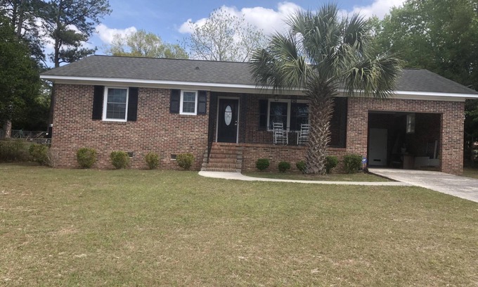 Orangeburg House | Trendy 2-Bedroom Brick Retreat with Pet-Friendly Amenities