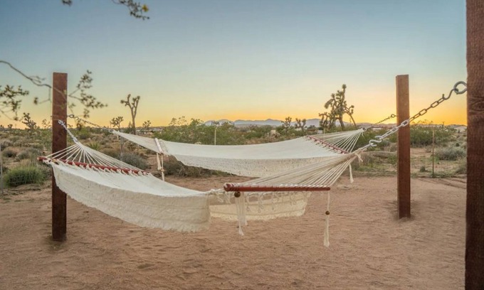 Yucca Valley House | Trendy Desert Retreat with Ocean Views and Breakfast Included