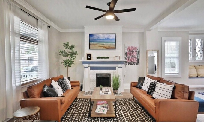 Olde Towne East House | Trendy Newly Remodeled Escape with Spa & Breakfast Included
