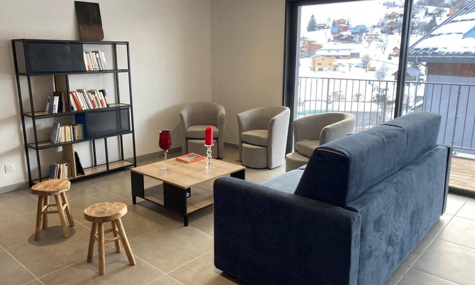 Albiez-le-Vieux Apartment | ☆ Triplex in Albiez-Montrond - 4 Bedrooms